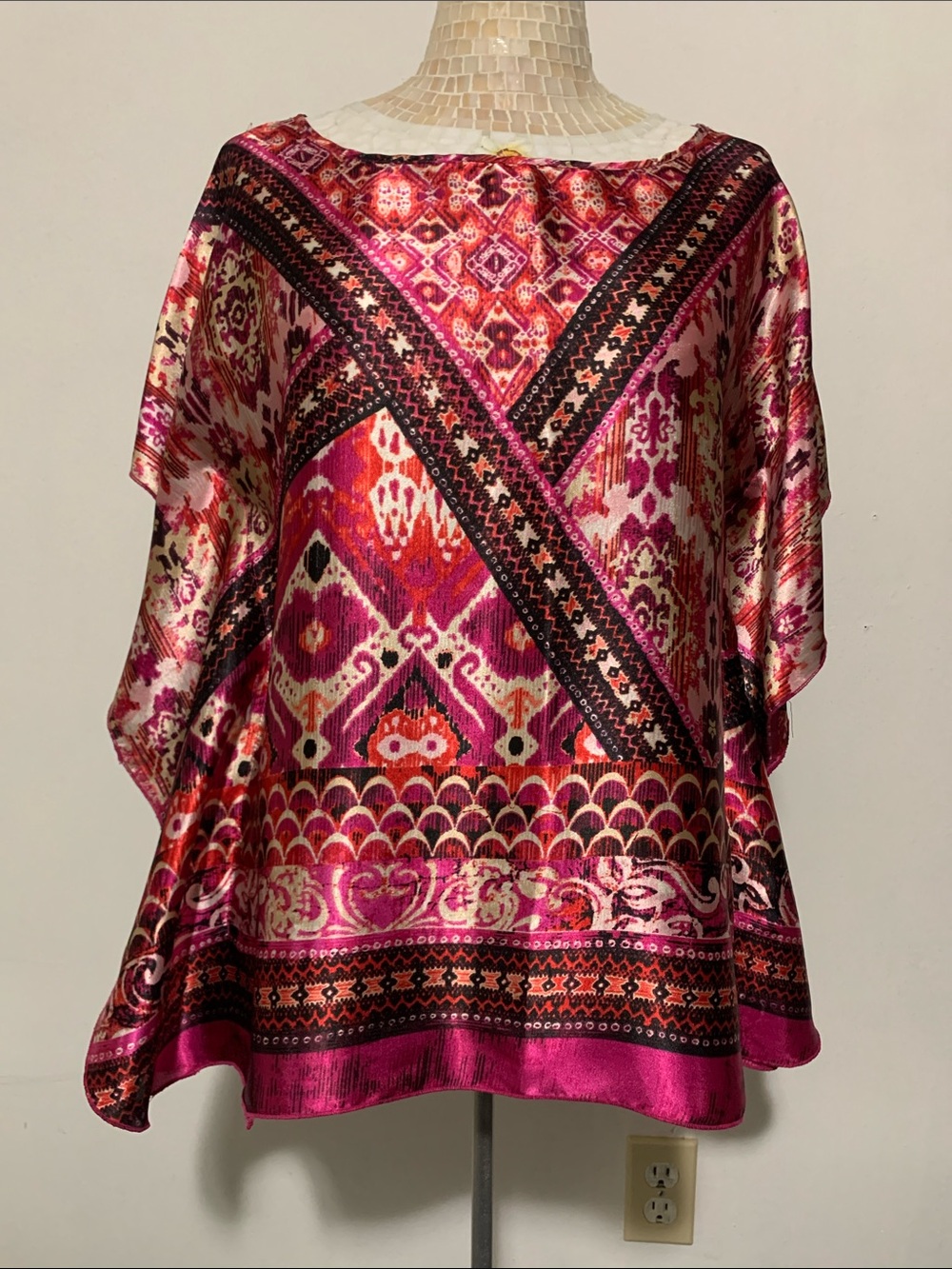 Soulmates Boho Style Poncho Blouse